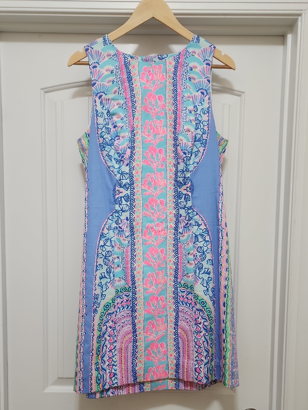 Lilly Pulitzer Floral Print Dress - Pink & Blue